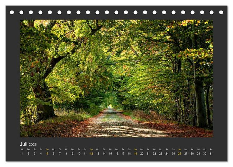 Produktbild: Poesie der Natur (Tischkalender 2026 DIN A5 quer), CALVENDO Monatskalender