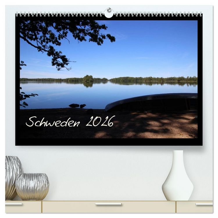 Produktbild: Schweden 2026 (hochwertiger Premium Wandkalender 2026 DIN A2 quer), Kunstdruck in Hochglanz