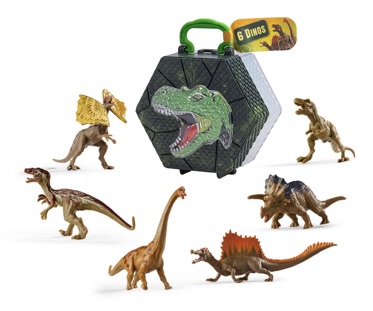 Produktbild: Dinosaurier in Box, 6 St&uuml;ck