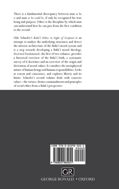 Produktbild: Baha'i Ethics in Light of Scripture Volume 1