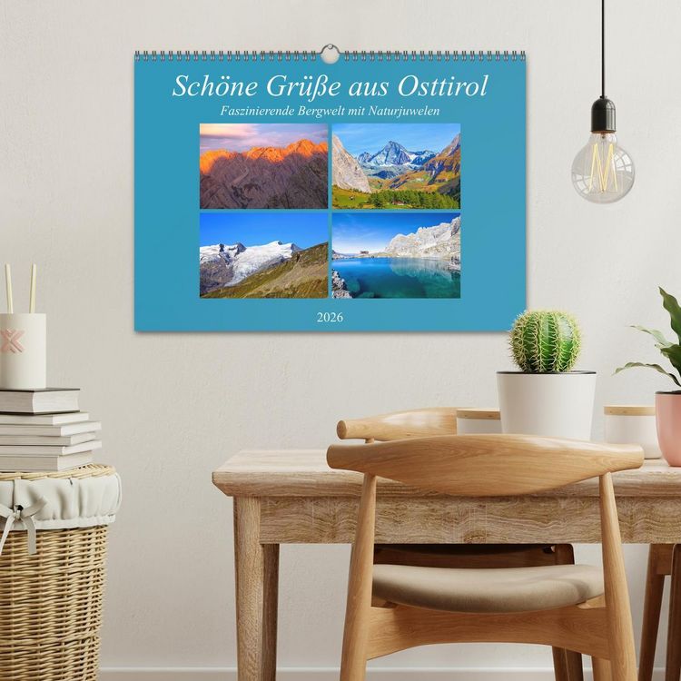Produktbild: Sch&ouml;ne Gr&uuml;&szlig;e aus Osttirol (Wandkalender 2026 DIN A3 quer), CALVENDO Monatskalender