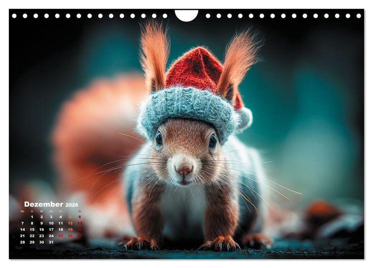 Produktbild: N&uuml;sse waren gestern &ndash; jetzt wird&rsquo;s verr&uuml;ckt! (Wandkalender 2026 DIN A4 quer), CALVENDO Monatskalender
