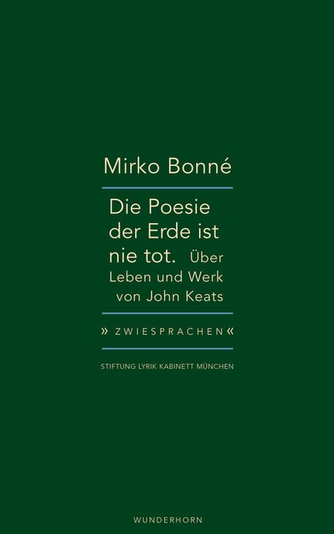 Bild vom Artikel Die Poesie der Erde ist nie tot vom Autor Mirko Bonne