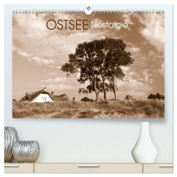 Produktbild: Ostsee-Nostalgie (hochwertiger Premium Wandkalender 2026 DIN A2 quer), Kunstdruck in Hochglanz