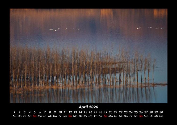Produktbild: Landschaftskalender 2026 Fotokalender DIN A3
