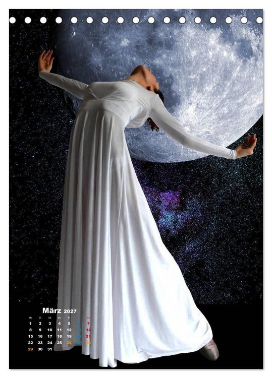 Produktbild: Ballerinen - Anmut, Eleganz und Leichtigkeit (Tischkalender 2027 DIN A5 hoch), CALVENDO Monatskalender