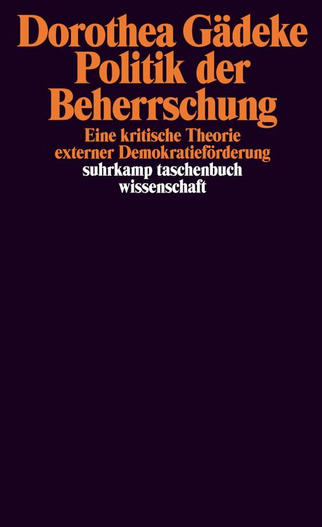 Produktbild: Politik der Beherrschung