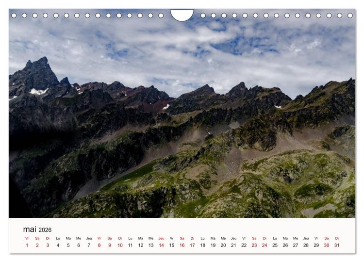 Produktbild: Autour de Grenoble (Calendrier mural 2026 DIN A4 vertical), CALVENDO calendrier mensuel