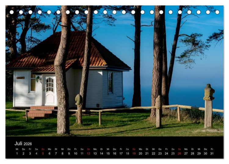 Produktbild: Gesehen auf - R&uuml;gen und Hiddensee (Tischkalender 2026 DIN A5 quer), CALVENDO Monatskalender