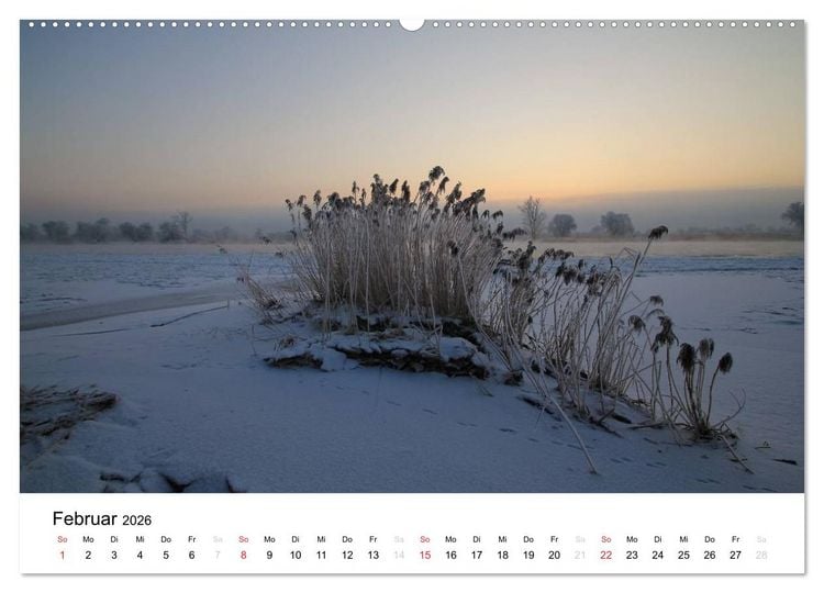Produktbild: Morgenstimmungen 2026 (hochwertiger Premium Wandkalender 2026 DIN A2 quer), Kunstdruck in Hochglanz