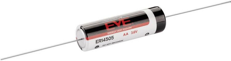Produktbild: EVE ER14505 AX Spezial-Batterie Mignon (AA) Axial-L&ouml;tpin Lithium 3.6V 2600 mAh 1St.