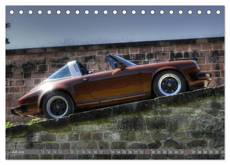 Produktbild: Porsche 911SC - zwei starke Typen (Tischkalender 2026 DIN A5 quer), CALVENDO Monatskalender