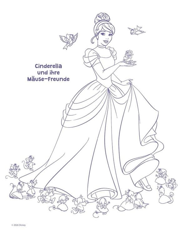 Produktbild: Disney Prinzessin: Mein Magnet-Malbuch