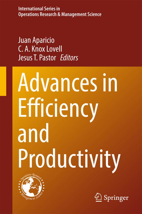 Produktbild: Advances in Efficiency and Productivity