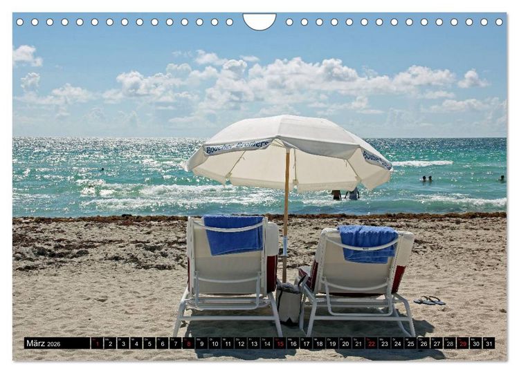 Produktbild: MIAMI (Wandkalender 2026 DIN A4 quer), CALVENDO Monatskalender