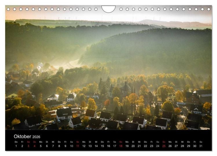 Produktbild: Brilon aus der Vogelperspektive (Wandkalender 2026 DIN A4 quer), CALVENDO Monatskalender