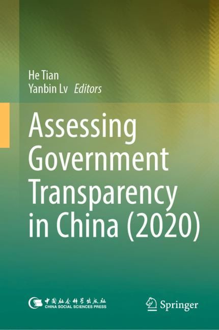 Produktbild: Assessing Government Transparency in China (2020)