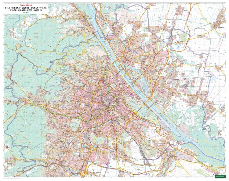 Produktbild: freytag & berndt Stadtplan Wien 1:25.000