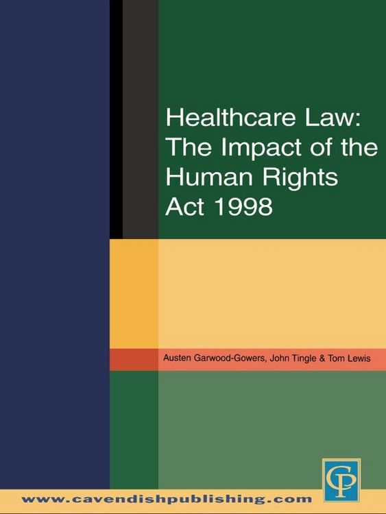 Produktbild: Healthcare Law: Impact of the Human Rights Act 1998