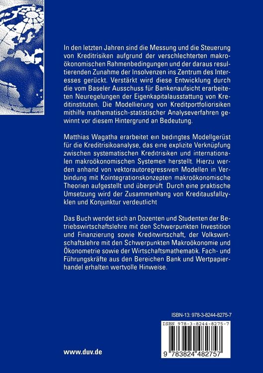 Produktbild: Kointegrationskonzepte f&uuml;r die Kreditrisikomodellierung