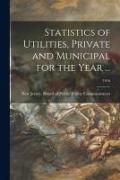 Produktbild: Statistics of Utilities, Private and Municipal for the Year ...; 1916