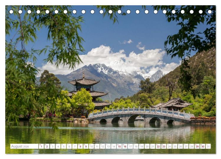 Produktbild: Asien - Kontinent der Farben (Tischkalender 2026 DIN A5 quer), CALVENDO Monatskalender