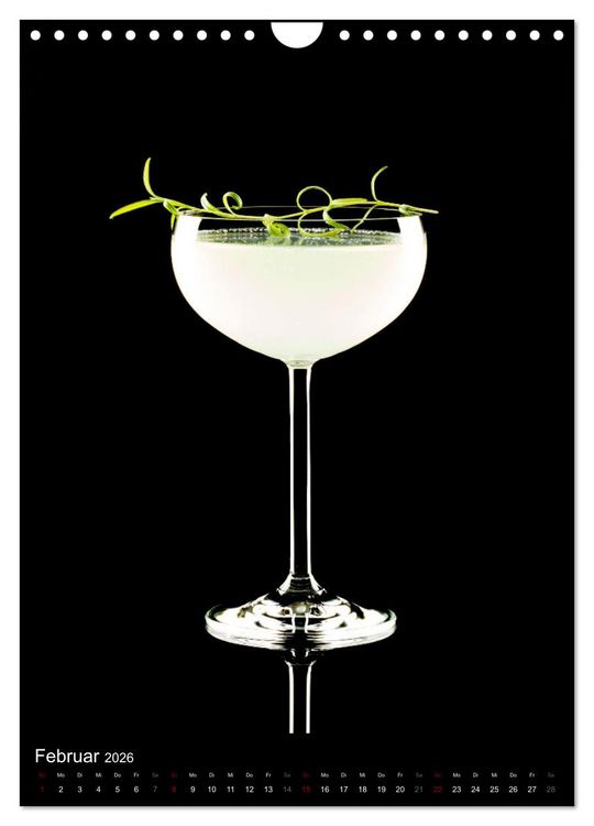 Produktbild: Cocktails und Longdrinks (Wandkalender 2026 DIN A4 hoch), CALVENDO Monatskalender