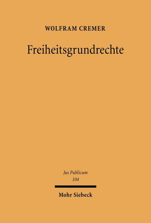 Produktbild: Freiheitsgrundrechte