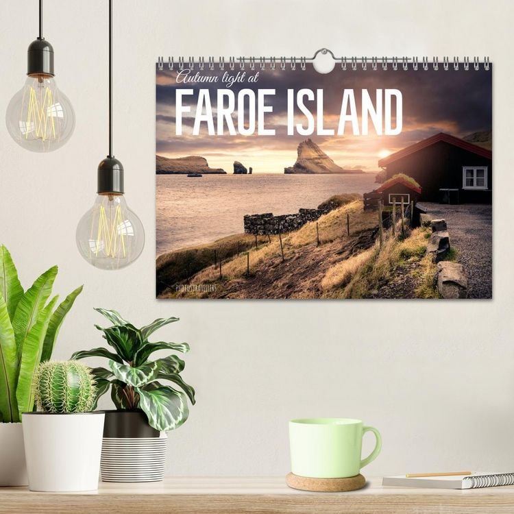 Produktbild: Autumn light at Faroe island (Wall Calendar 2026 DIN A4 landscape), CALVENDO 12 Month Wall Calendar