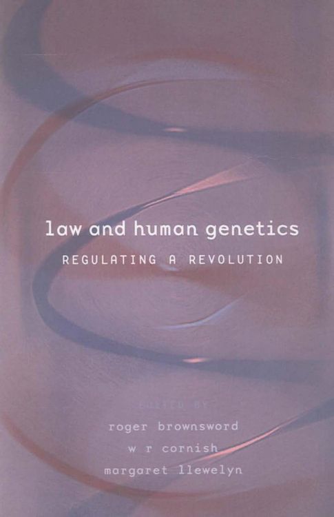 Produktbild: Law and Human Genetics