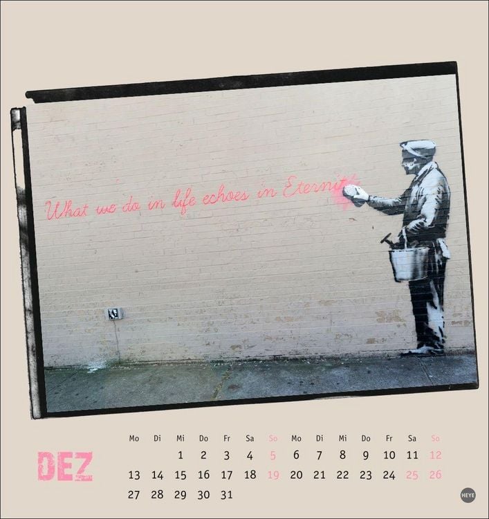 Produktbild: Banksy Postkartenkalender 2027