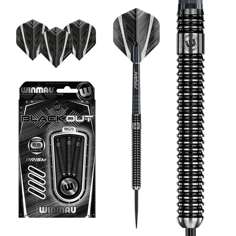 Produktbild: Winmau 7095.03 - Steeldart Winmau Blackout 1083-26g