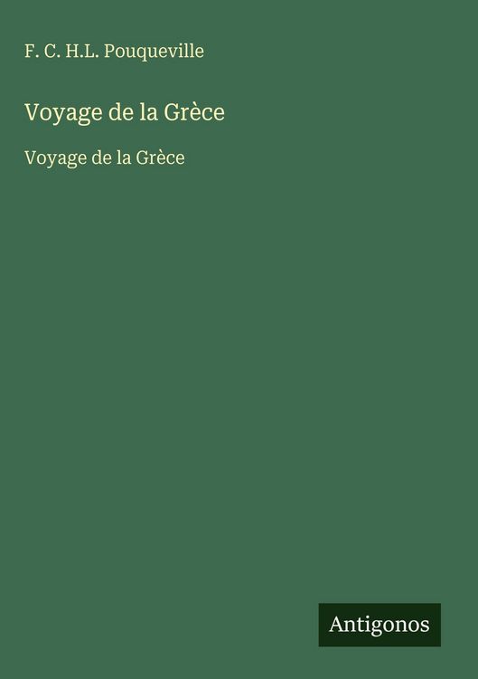 Produktbild: Voyage de la Gr&egrave;ce