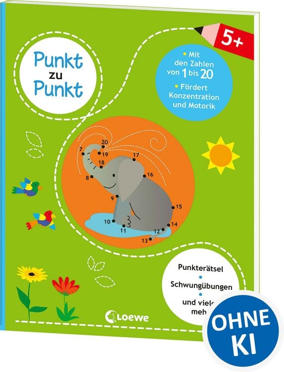 Produktbild: Punkt zu Punkt - Mit den Zahlen von 1 bis 20 (gr&uuml;n)