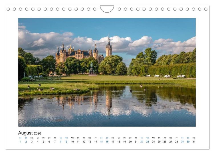 Produktbild: Wundersch&ouml;nes Mecklenburg-Vorpommern (Wandkalender 2026 DIN A4 quer), CALVENDO Monatskalender