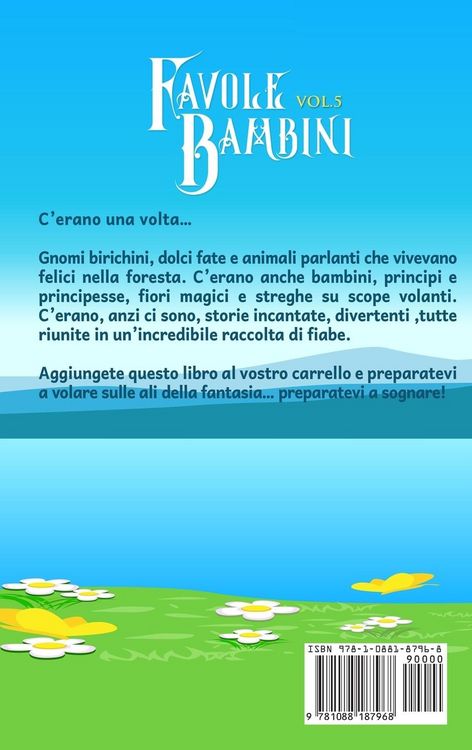 Produktbild: Favole per Bambini Una grande raccolta di favole e fiabe fantastiche. (Vol.5)