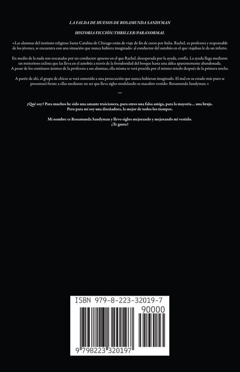 Produktbild: La Falda de Huesos de Rosamunda Sandyman. No todos los huesos sirven.