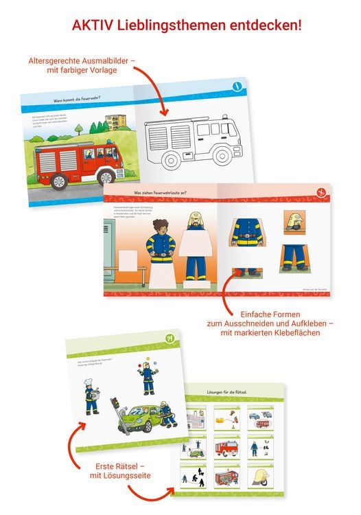 Produktbild: Wieso? Weshalb? Warum? junior AKTIV - Feuerwehr