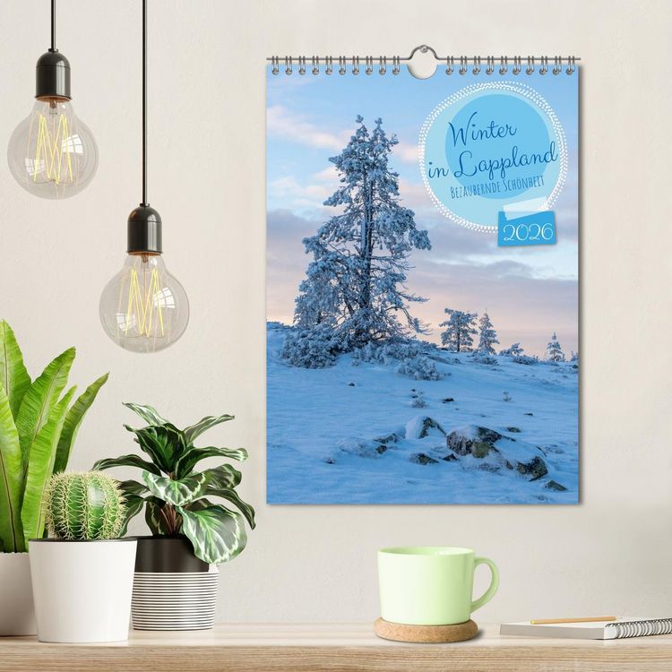 Produktbild: Winter in Lappland - Bezaubernde Sch&ouml;nheit (Wandkalender 2026 DIN A4 hoch), CALVENDO Monatskalender