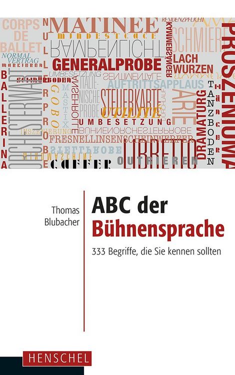 Produktbild: ABC der B&uuml;hnensprache