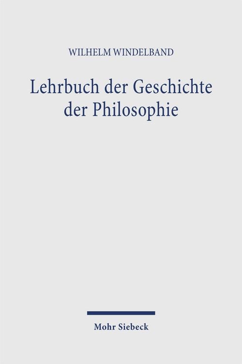 Produktbild: Lehrbuch der Geschichte der Philosophie