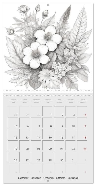 Produktbild: Le monde v&eacute;g&eacute;tal (Calendrier mural carr&eacute; 2026 30x30 cm) Calendrier double avec une page pour vos prises de notes