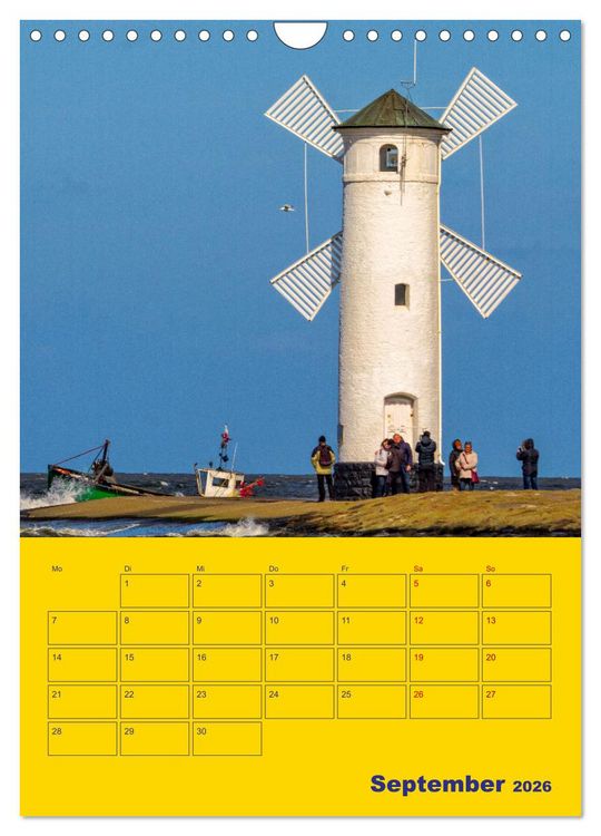 Produktbild: Sehnsucht nach Meer - Ostsee (Wandkalender 2026 DIN A4 hoch), CALVENDO Monatskalender