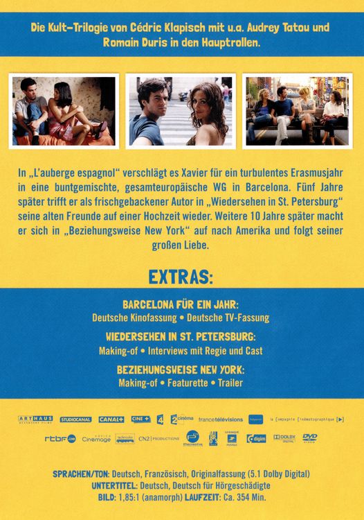 Produktbild: L'Auberge espagnole - Die Trilogie [3 DVDs]