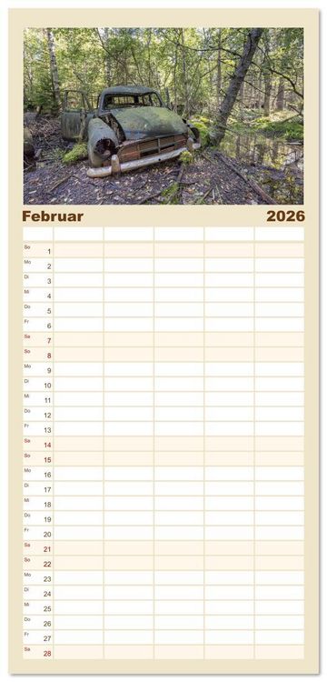Produktbild: Familienplaner 2026 - Schweden - Die Highlights von Sm&aring;land bis zur Westk&uuml;ste mit 5 Spalten (Wandkalender, 21 x 45 cm) CALVENDO