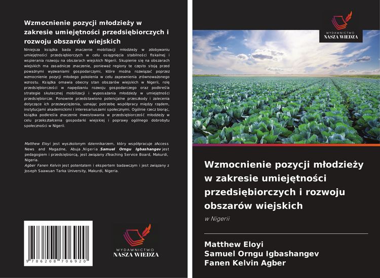 Produktbild: Wzmocnienie pozycji m&iquest;odzie&iquest;y w zakresie umiej&iquest;tno&iquest;ci przedsi&iquest;biorczych i rozwoju obszar&oacute;w wiejskich