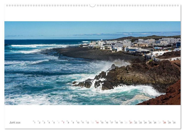 Produktbild: Lanzarote - Insel der Feuerberge (hochwertiger Premium Wandkalender 2026 DIN A2 quer), Kunstdruck in Hochglanz