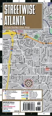 Produktbild: Streetwise Atlanta Map
