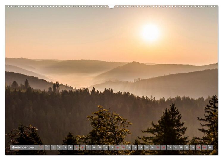 Produktbild: Ein Jahr im Schwarzwald (hochwertiger Premium Wandkalender 2026 DIN A2 quer), Kunstdruck in Hochglanz