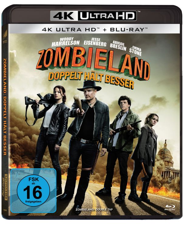 Produktbild: Zombieland: Doppelt h&auml;lt besser (4K Ultra HD) (+ Blu-ray 2D)